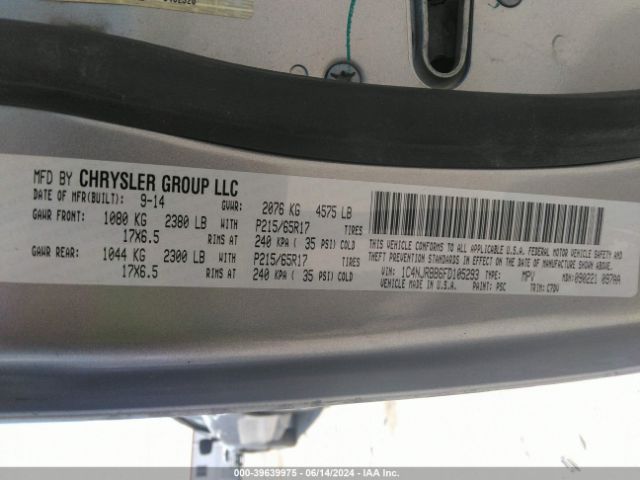 1C4NJRBB6FD105293 Jeep Patriot Sport