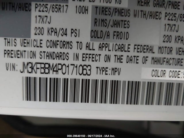 JM3KFBBM4P0171063 Mazda Cx-5 2.5 S Select