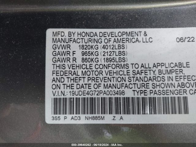 19UDE4G72PA003498 Acura Integra A-spec W/ Technology