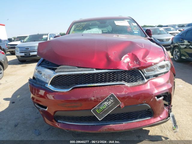 1C4RDHAG5MC553821 Dodge Durango Sxt Plus Rwd