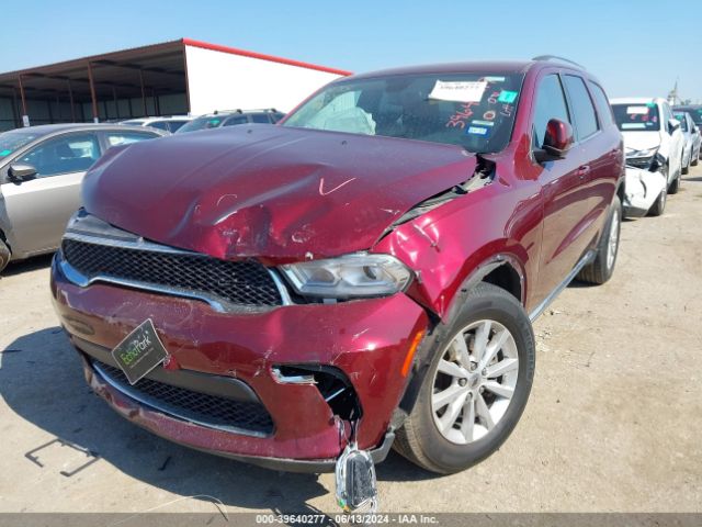 1C4RDHAG5MC553821 Dodge Durango Sxt Plus Rwd
