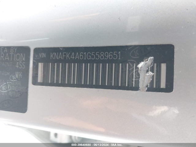 KIA FORTE LX 2016 KNAFK4A61G5589651 Image 9