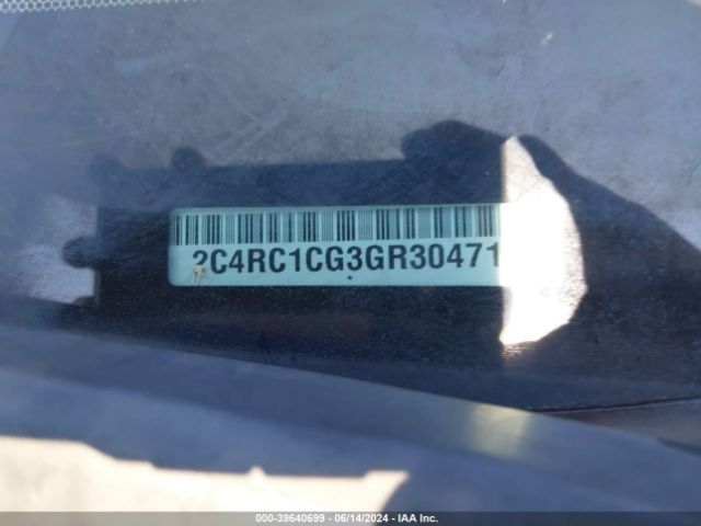 2C4RC1CG3GR304713 Chrysler Town & Country Touring-l Anniversary Edition