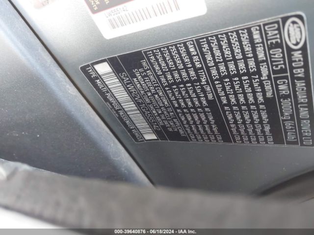 SALWR2VF1GA555142 Land Rover Range Rover Sport 3.0l V6 Supercharged Hse