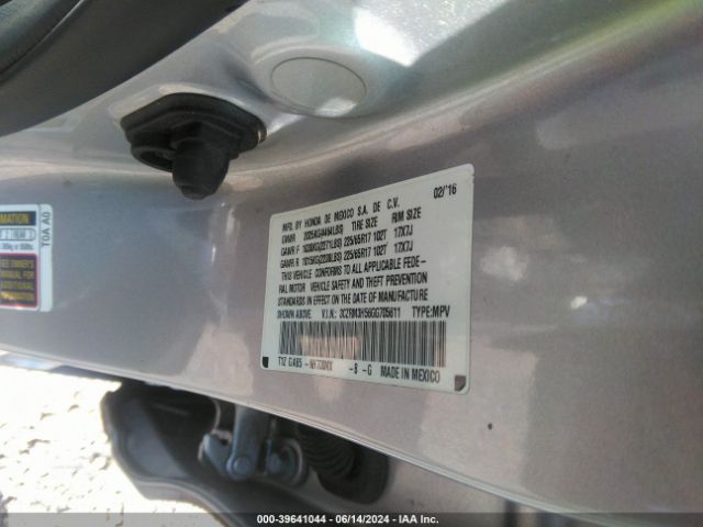 3CZRM3H56GG705611 Honda CR-V EX