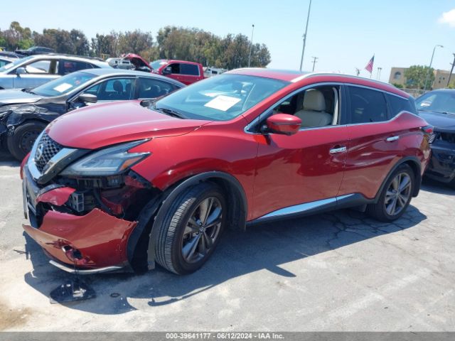 5N1AZ2MJ0KN115997 Nissan Murano Platinum