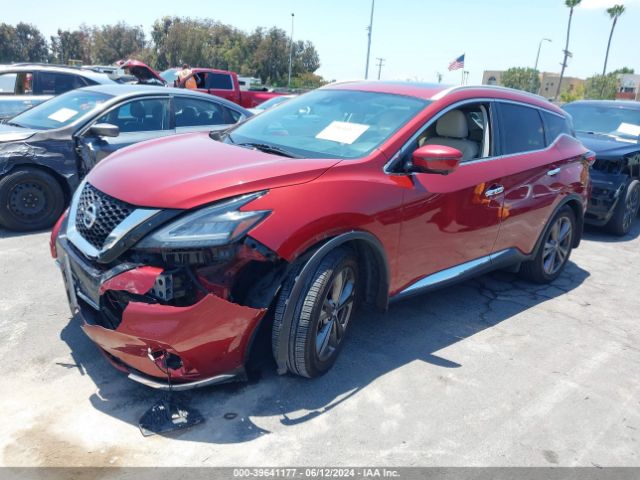5N1AZ2MJ0KN115997 Nissan Murano Platinum
