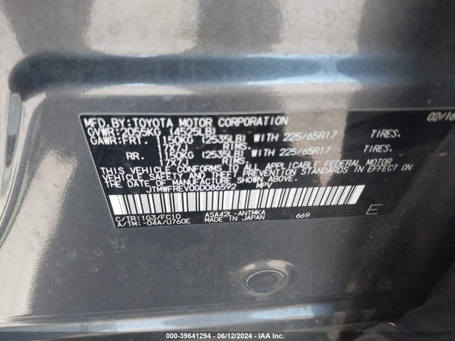 Toyota Rav4 Xle 2016 JTMWFREV0GD086592 Image 9