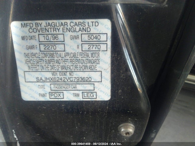 1997 JAGUAR XJ6 SAJHX6242VC793620 Photo 8