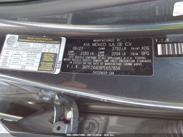 KIA Forte Lxs 2023 3KPF24AD8PE657854 Image 9