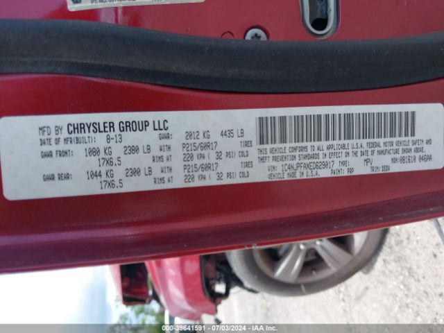 1C4NJPFAXED629017 Jeep Patriot Latitude