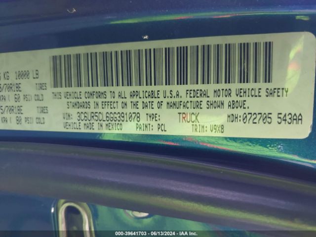 3C6UR5CL6GG391078 RAM 2500 Tradesman