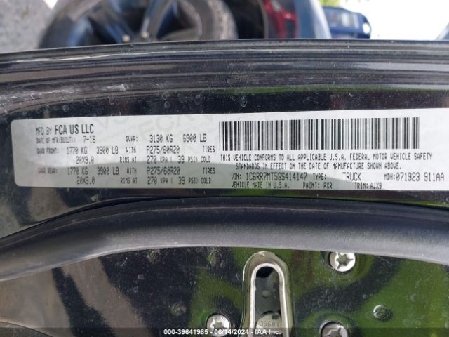 1C6RR7MT5GS414147 RAM 1500 Sport