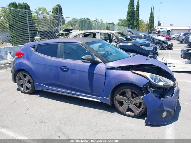 Hyundai Veloster Turbo W/black 2014 KMHTC6AEXEU209159 Image 13