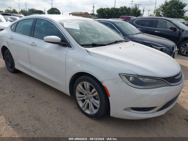 2015 Chrysler 200 Limited მანქანა იყიდება აუქციონზე, vin: 1C3CCCAB0FN538980, აუქციონის ნომერი: 39642532