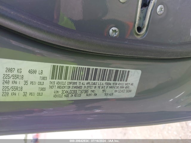 Jeep Compass Limited 4x4 2020 3C4NJDCB3LT167385 Image 9