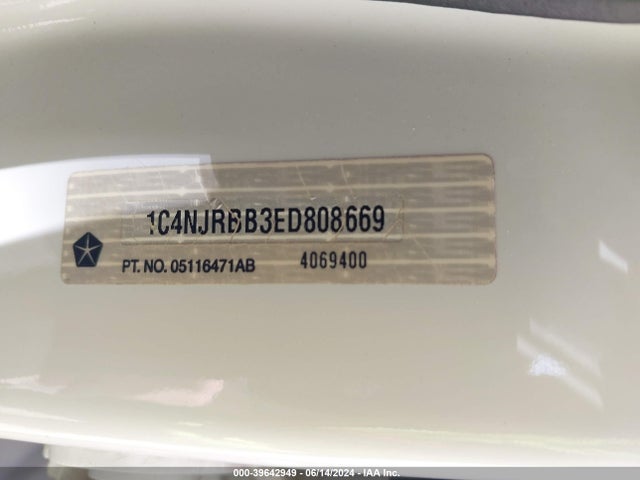 Jeep Patriot Sport 2014 1C4NJRBB3ED808669 Image 9