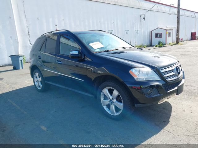 Auction sale of the 2009 Mercedes-benz Ml 350 4matic, vin: 4JGBB86E39A445002, lot number: 39643351