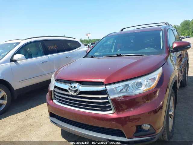 Toyota Highlander Xle V6 2015 5TDJKRFHXFS120684 Image 12