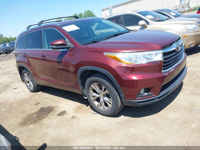 Toyota Highlander Xle V6 2015 5TDJKRFHXFS120684 Image 13
