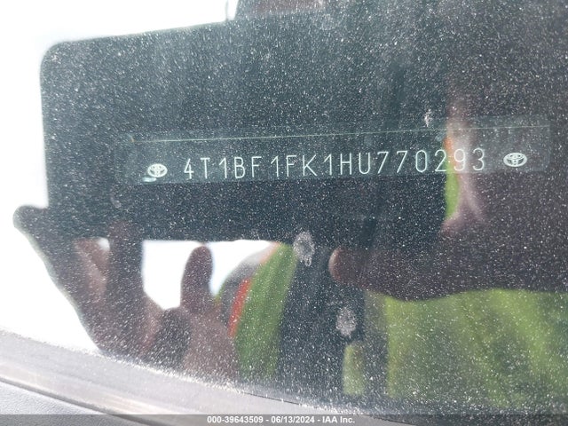 Toyota CAMRY LE 2017 4T1BF1FK1HU770293 Image 9