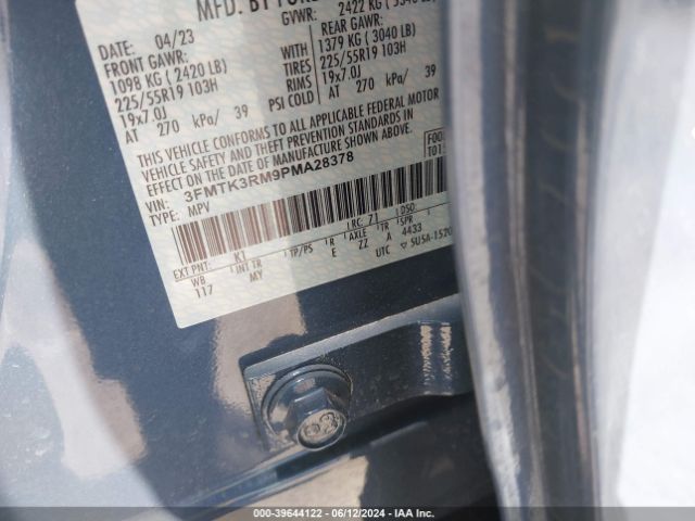 3FMTK3RM9PMA28378 Ford Mustang Mach-e Premium