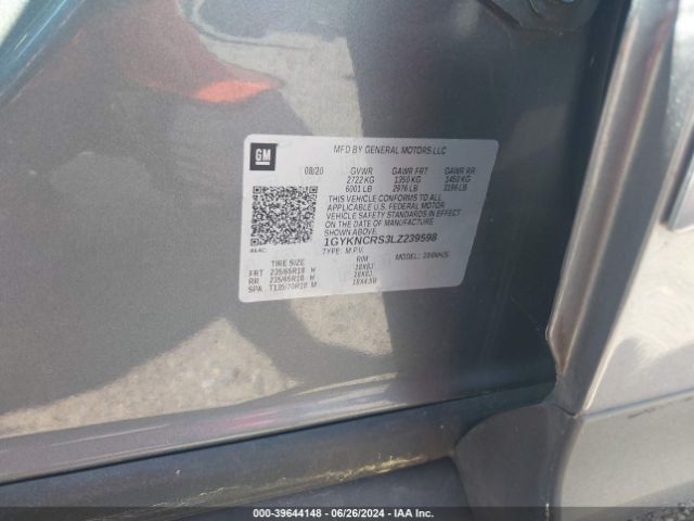 1GYKNCRS3LZ239598 Cadillac Xt5 Fwd Premium Luxury