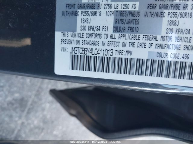 JM3TCBBY4L0411013 Mazda CX-9 SPORT