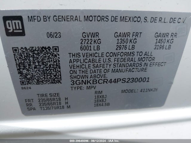 Chevrolet Blazer Fwd 2lt 2023 3GNKBCR44PS230001 Image 9