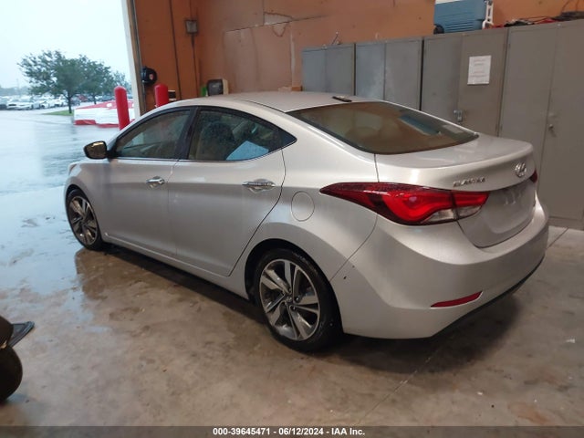 Hyundai Elantra Limited 2014 KMHDH4AEXEU098882 Image 3