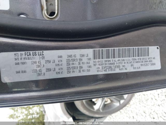 3C4PDCGB6LT187859 Dodge Journey Crossroad