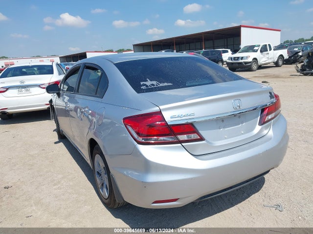 Honda Civic Lx 2014 2HGFB2F53EH527344 Image 3