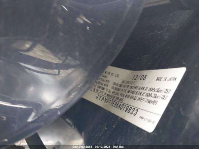 2006 YAMAHA XV1700 JYAVP17E96A019833 Photo 9