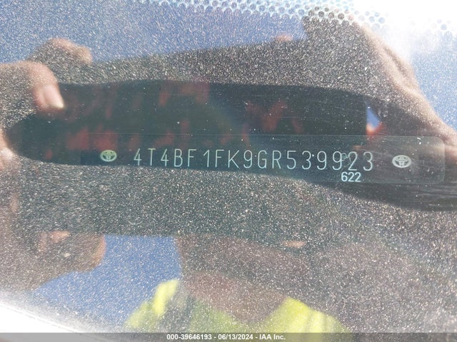 Toyota CAMRY LE 2016 4T4BF1FK9GR539923 Image 9