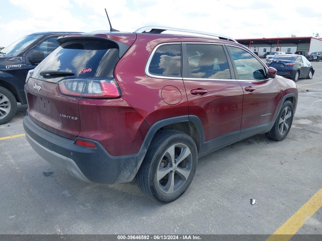 1C4PJLDB1KD201698 Jeep Cherokee Limited Fwd