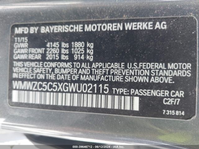 WMWZC5C5XGWU02115 Mini Countryman Cooper S