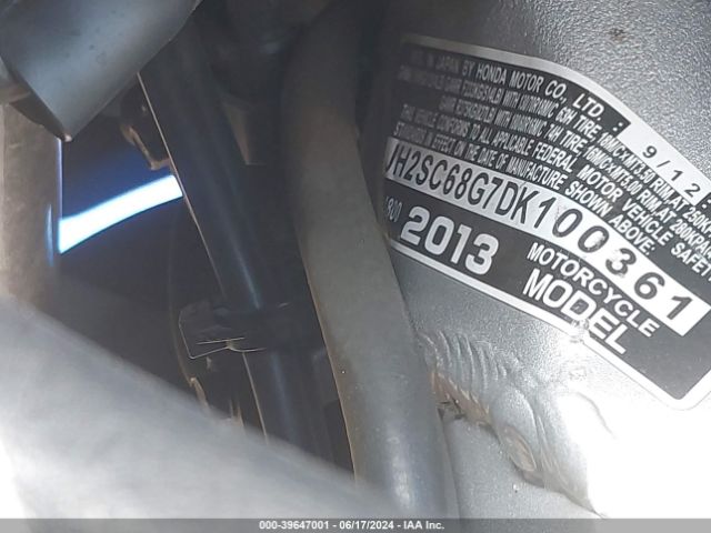 2013 HONDA GL1800 JH2SC68G7DK100361 Photo 9