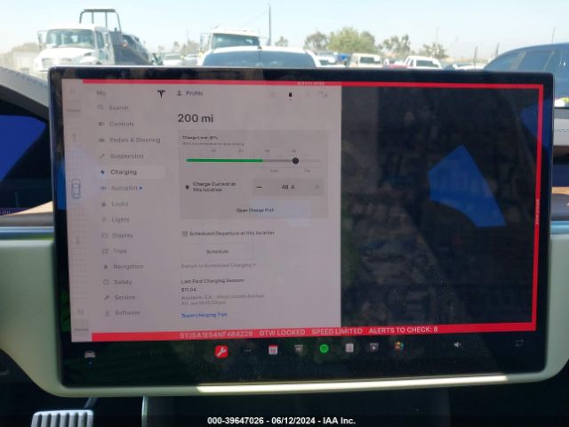 5YJSA1E54NF484229 Tesla Model S Dual Motor All-wheel Drive