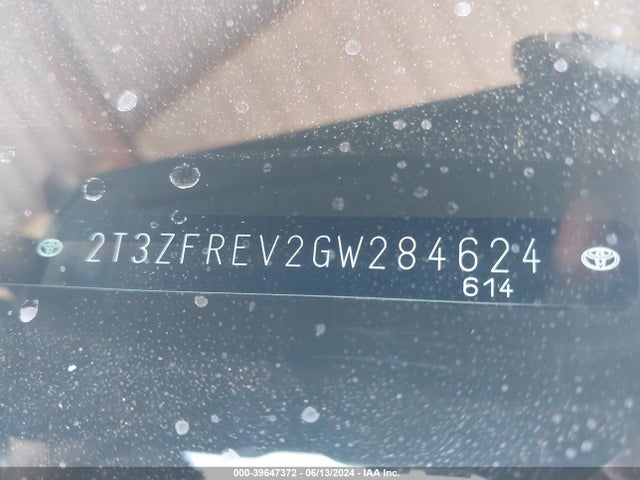 Toyota RAV4 LE 2016 2T3ZFREV2GW284624 Image 9