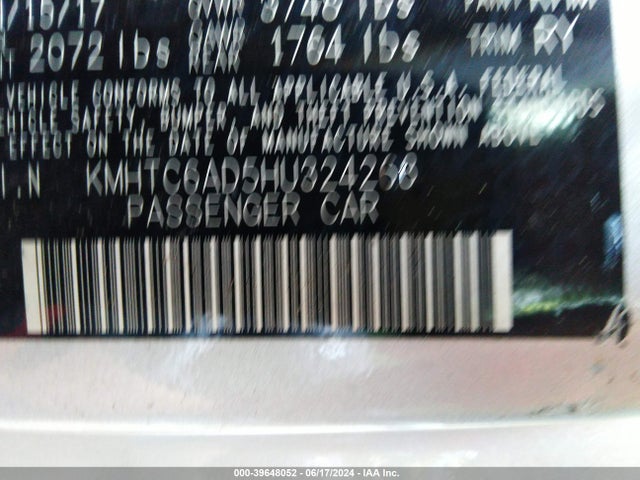 Hyundai Veloster Value Edition 2017 KMHTC6AD5HU324263 Image 9