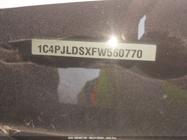 1C4PJLDSXFW560770 Jeep Cherokee Limited