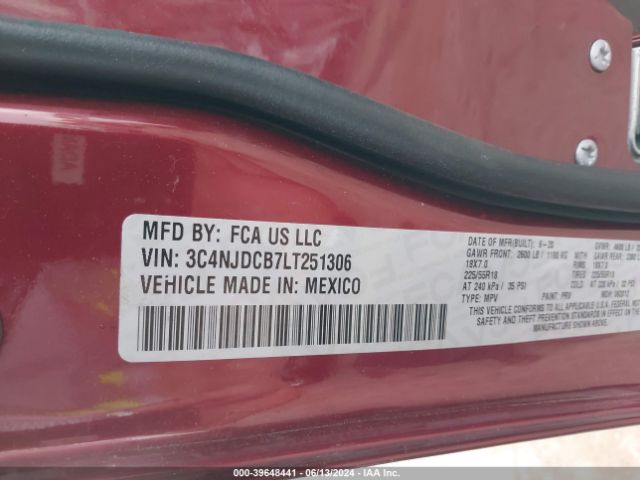 3C4NJDCB7LT251306 Jeep Compass Limited 4x4