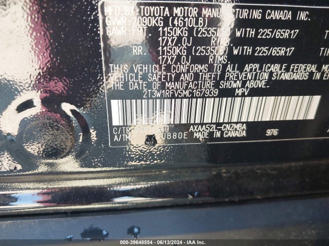 Toyota Rav4 Xle 2021 2T3W1RFV5MC167939 Image 9