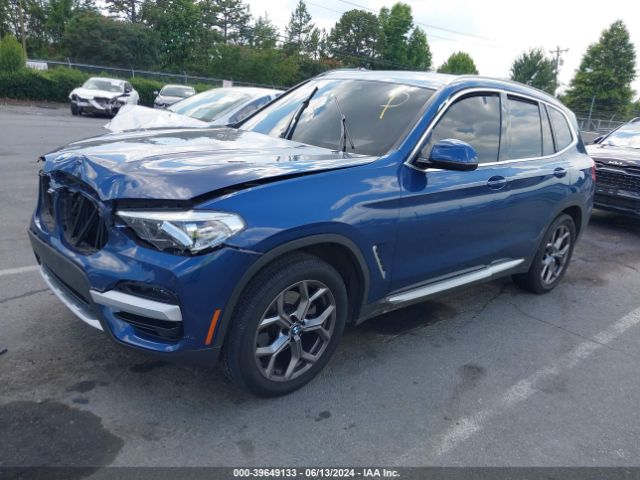 2021 BMW X3 5UXTY3C08M9E27612 Photo 1