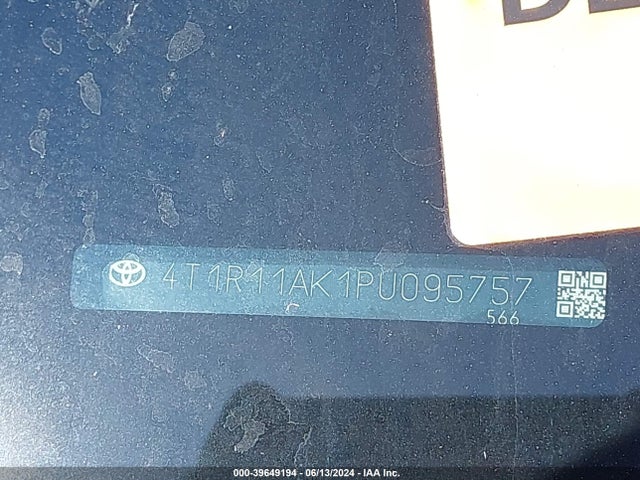 Toyota CAMRY LE 2023 4T1R11AK1PU095757 Image 17