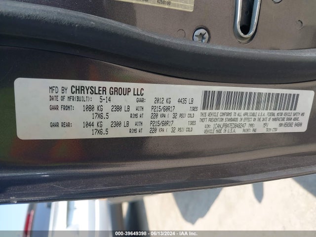 Jeep Patriot Altitude 2014 1C4NJPBA7ED848247 Image 9