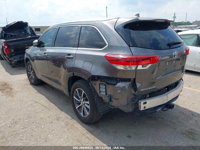 Toyota Highlander Xle 2018 5TDKZRFH9JS538016 Image 3
