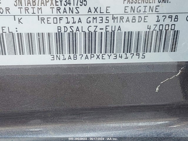 Nissan SENTRA S 2014 3N1AB7APXEY341795 Image 9
