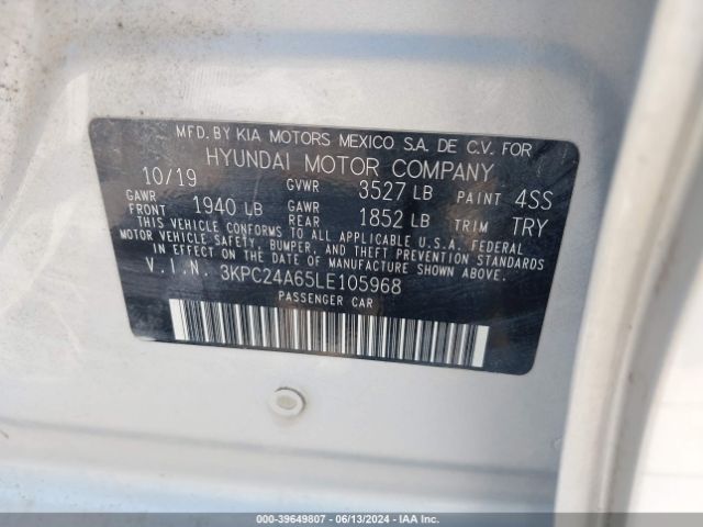 3KPC24A65LE105968 Hyundai ACCENT SE