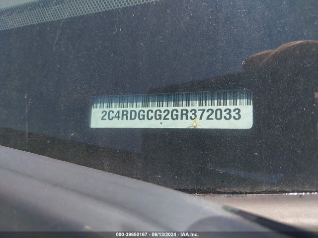 Dodge Grand Caravan Sxt 2016 2C4RDGCG2GR372033 Image 9
